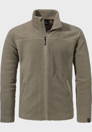 Sch&ouml;ffel Fleecejacke SCH&Ouml;FFEL CIRC Fleece Jk Style Purga MNS, Herren, Gr. 56, braun (4725, braun), Oberstoff: 100% Polyester, relaxed fit, hoch geschlossener A