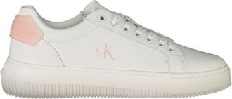 Calvin Klein White Polyurethane Women Womens Sneaker