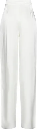 Max Mara Womens Trousers Studio White Acetate