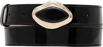 Guess Leonie Leren Riem - Dames - Accessoires - Zwart - Maat: L Leer