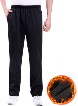 Generic Mens Gym Joggers Sweatpants Fleece Tracksuit Bottoms for Men Tracksuit Jogging Bottoms Sweatpants Elasticated Waisted Joggers for Men UK Straight Leg 