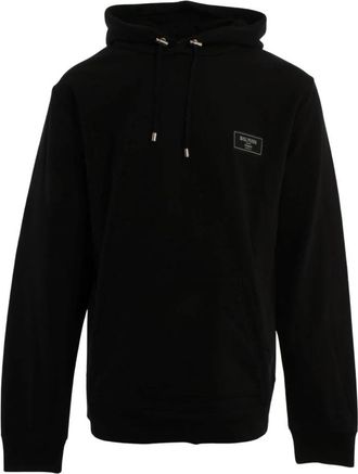 Balmain Vintage Geborduurde Hoodie - Heren - Hoodies - Zwart - XL - Katoen - Hoodies & sweatvesten