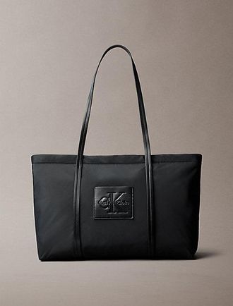 Calvin Klein Bolso Tote Con Logo Monograma Grabado