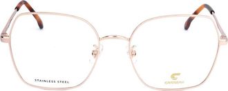 Carrera Ladies Gold Tone Square Eyeglass Frames CARRERA 3035