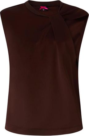 Pinko Mouwloze Top - Dames - Tops zonder mouwen - Rood - 2XL - Tops