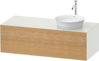 Duravit Tulip Blanco, Mueble De Pared, Ancho 1300 X Fondo 550mm, - Duravit