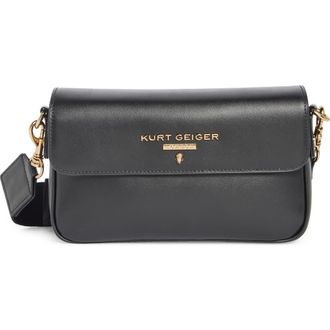 Kurt Geiger Highgate Flap Camera Crossbody Bag in Black at Nordstrom Rack