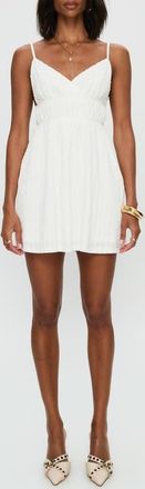 Princess Polly All Too Well Sleeveless Minidress in White at Nordstrom, Size 12