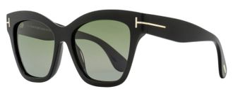 Tom Ford Womens Elvira Butterfly Sunglasses TF1217 01R Black/Gold 55mm