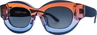 Thierry Lasry Baddy Zonnebril - unisex - Zonnebrillen - Veelkleurig - 47 MM - Accessoires