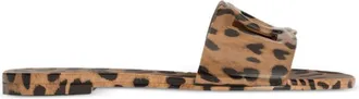 Dolce & Gabbana Leopard Print Slip On Flats
