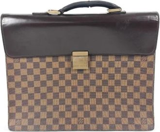 Louis Vuitton Pre-owned Fabric handbags - Heren - Vintage Handtas - Bruin - ONE Size - Vintage