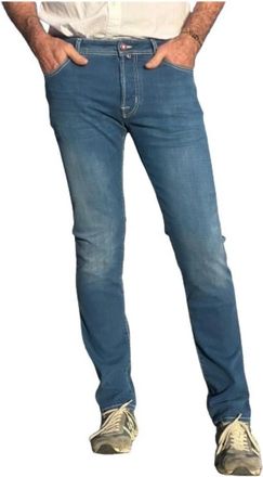Jacob Cohen Bard Slim-fit Jeans - Heren - Slim Fit Jeans - Blauw - W29 - Katoen - Jeans