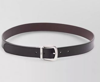 Valentino Garavani leather reversible belt adjustable length smooth