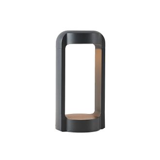 Lucande Lucande - L&aacute;mpara Led Para Exterior habsa En Negro De Aluminio