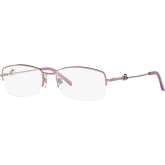 Sferoflex 51mm Square optical glasses in Pink at Nordstrom
