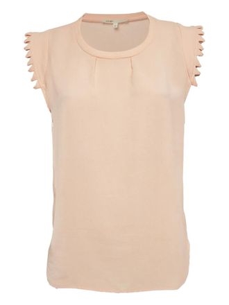 Maje scalloped-edge blouse - Pink