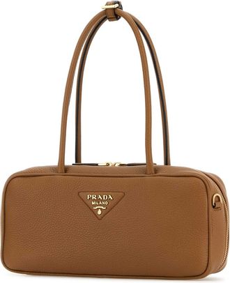Prada Womens Caramel Leather Shoulder Bag 0 1 N Borse A Mano