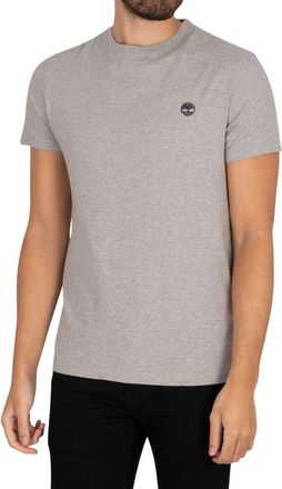 Timberland Mens Ss Dun-river Crew T T-Shirt, Med Gry Heather, XL