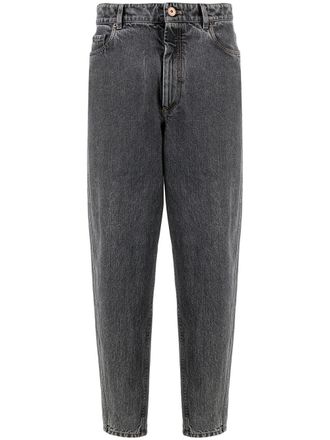 Brunello Cucinelli High waist jeans - Zwart