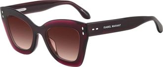 Isabel Marant Cat-eye Zonnebril - Dames - Zonnebrillen - Paars - 51 MM - Accessoires