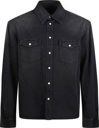 Givenchy Black Denim Shirt