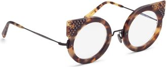 Philipp Plein Katy-V Optisch Montuur - Dames - Brillen - Bruin - ONE Size - Accessoires