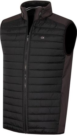 Calvin Klein Mens Hybrid Gilet - Storm/Black - XXL
