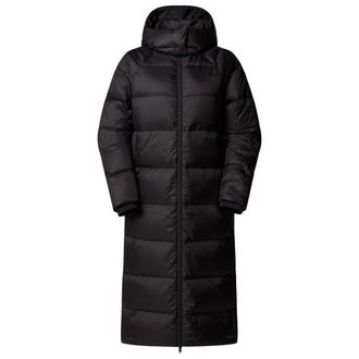 The North Face Hydrenalite City Long Down Hooded Parka Mantel f&uuml;r Damen | schwarz