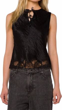 Velvet Heart Merida Sleeveless Top In Black