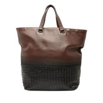 Bottega Veneta Pre-owned Bottega Veneta Bicolor Nappa Intrecciato Tote Ladies D0WF76AL36HJWVCR