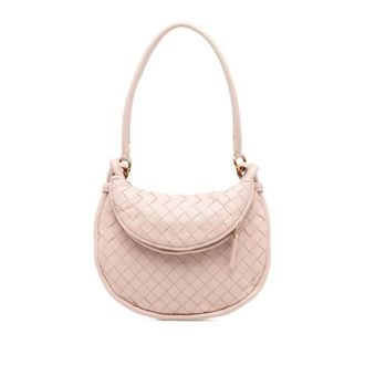 Bottega Veneta Pre-owned Shoulder Bags, female, Pink, Size: ONE SIZE Pre-owned Leather Shoulder Bag