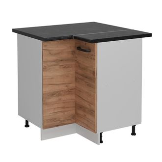 Vicco Armario De Esquina R-line, Roble Dorado, 75.6 Cm Et Antracita