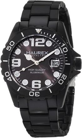 Haurex Ink Black Dial Black Aluminum Ladies Watch 7K374DNN