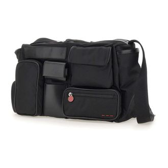 Kiton Cross Body Bags, male, Black, Size: ONE SIZE Shoulder Bag