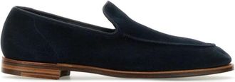 Crockett & Jones Salcombe - Heren - Loafers - Blauw - 42 EU - Su&egrave;de - Schoenen