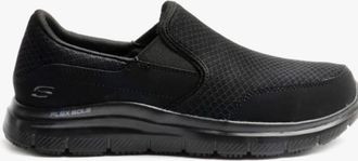 Skechers Mens Skechers Work 77048EC FLEX ADVANTAGE - MCALLEN SR Mens Occupational Trainers Black - Size: 5.5
