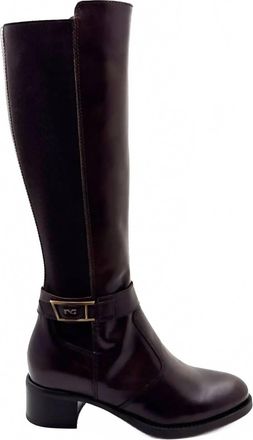 Nero Giardini Womens Elastico Riding Boot In Chocolate