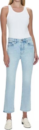 Pistola Denim Lennon High Rise Crop Bootcut Jean In Collective