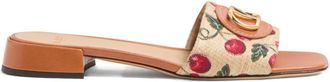 Valentino Garavani Beige Slip On Sandals