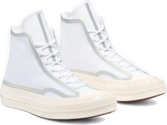 Converse Chuck Taylor All Star Chuck 70 Tape Seam Platform Sneaker in White/Egret/Black at Nordstrom, Size 8 Womens