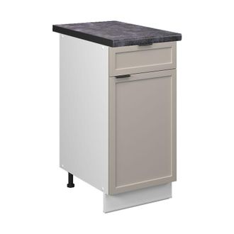 Vicco Mueble Bajo De Cocina Fame-line, Grisbeige, 40 Cm, Et Antracita