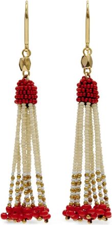 Isabel Marant Orecchini Nina Pendant con perline - Oro