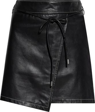 Paul Smith Gonna in pelle - Nero