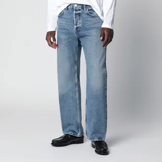 A Gold E Jeans blu Friction in denim rigenerato