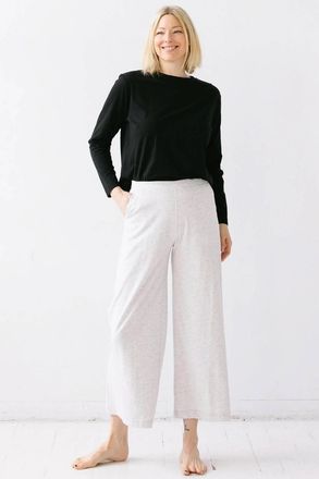 Salua Brushed Pima Cotton Long Sleeve Tee In Black