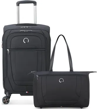 DELSEY Paris Helium DLX Softside 2 Piece Set Weekender Tote Bag & 20 Carry-On in Black at Nordstrom