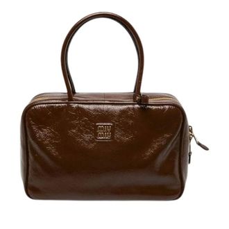 Miu Miu Pre-owned Beau Bag - Dames - Pre-owned - Bruin - Maat: ONE Size Leer