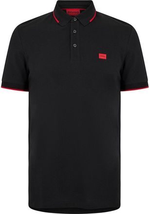 HUGO BOSS Hugo Mens Short Sleeve Polo Shirt in.Black - Size X-Large