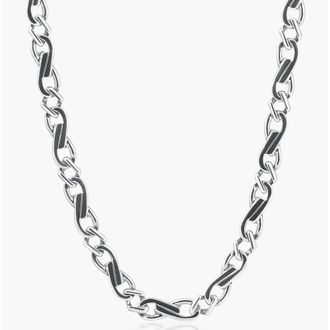 Pompeii3 Mens Designer Figaro 14k Gold (62gram) or Platinum (116gram) 8mm Link Chain Necklace 22